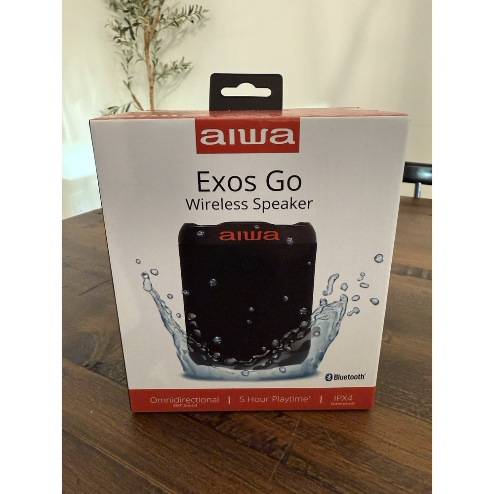 AIWA AI6001-BLK Exos Go Wireless Black Speaker